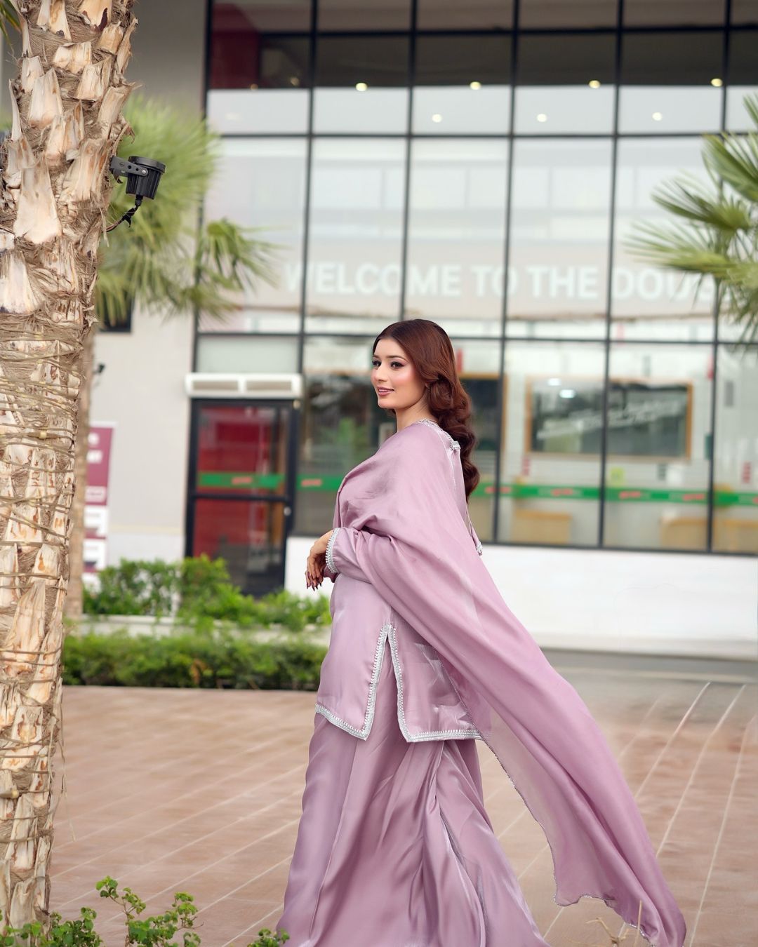 Lilac Sheesha Silk 3 Pcs Suit - Most Trending Eid