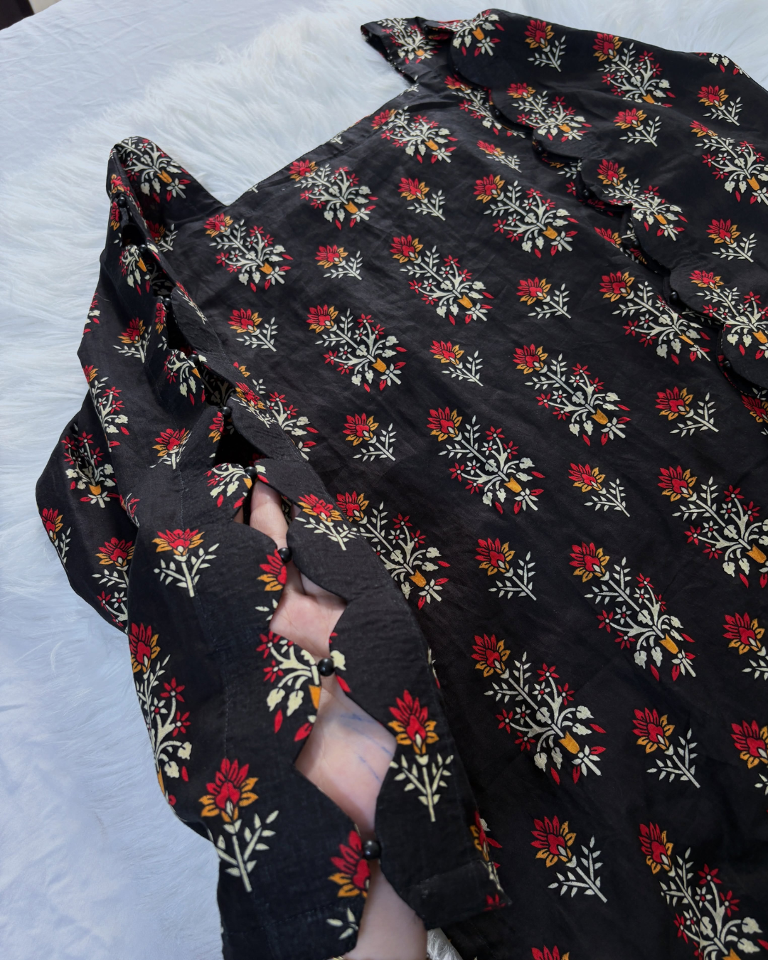 Printed Lawn Corset Back Kurti