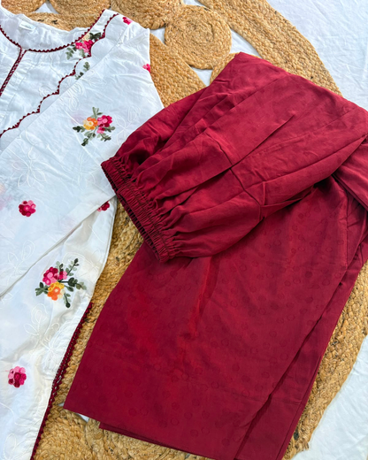 Laila - Chikankari Farshi Set 3 Pc