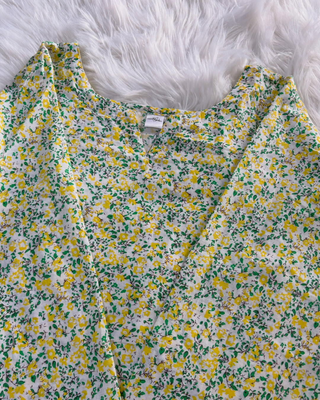 Yellow Floral Lawn Printed 2 Pc Suit - Summer Arrivals