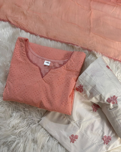 Peach Strawberry Farshi Set - 3 PC