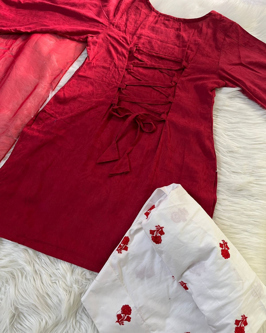 Laal Noor Farshi 3 Pcs Set