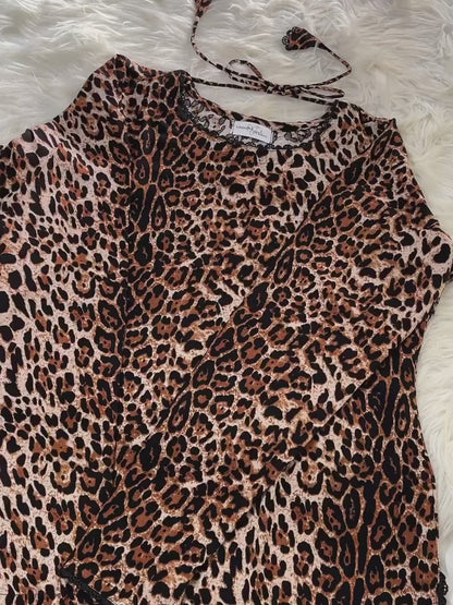 Cheetah Print Kurta - Plazzo 3 Pcs Set