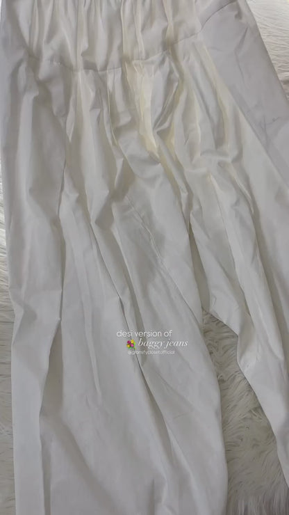 Cloudy Blue Chikankari - Farshi Suit 2 Pcs